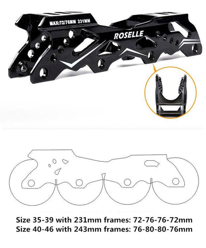 Professional Roller Skates Adult Roller Skates Full Set of Inline Skates Beginner Men and Women Roller Skating Shoes for Unisex