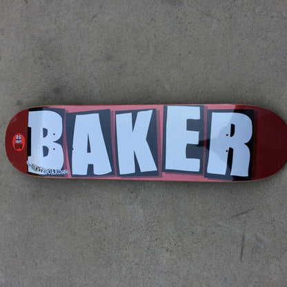 Baker Skateboard 8.0 Inch U-Shaped Skate Board 7-Layer Canada Wood Deck Three-Layer Dyeing High Quality Skate Board