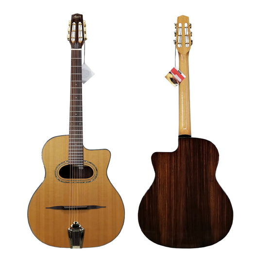 Cutaway  High-End  Acoustic Gypsy Jazz Guitar