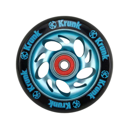 100Mm Scooter Wheels Skateboard Wheelchair Wheel Aluminium Alloy Steel Hub 2 Pieces 88A High Elasticity Precision Speed Skating