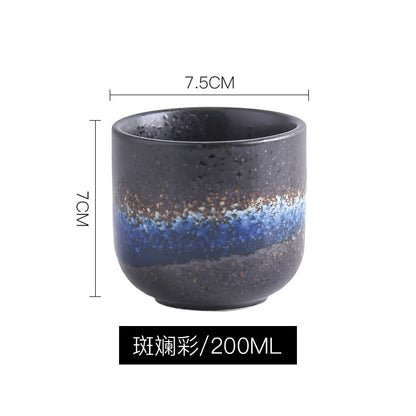 Japanese Style Pottery Clay Tea Cups