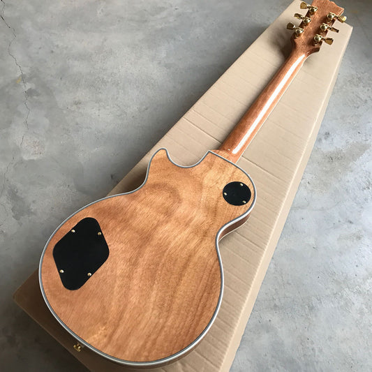 Free Delivery, Decaying Wood Guitar, Gold Hardware, Log Color Guitar, Color Can Be Customized