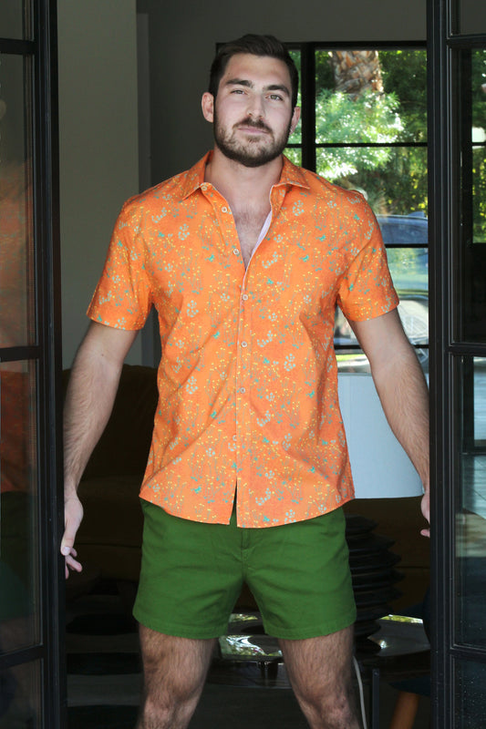 The Handsome 7" Short in Palm Green