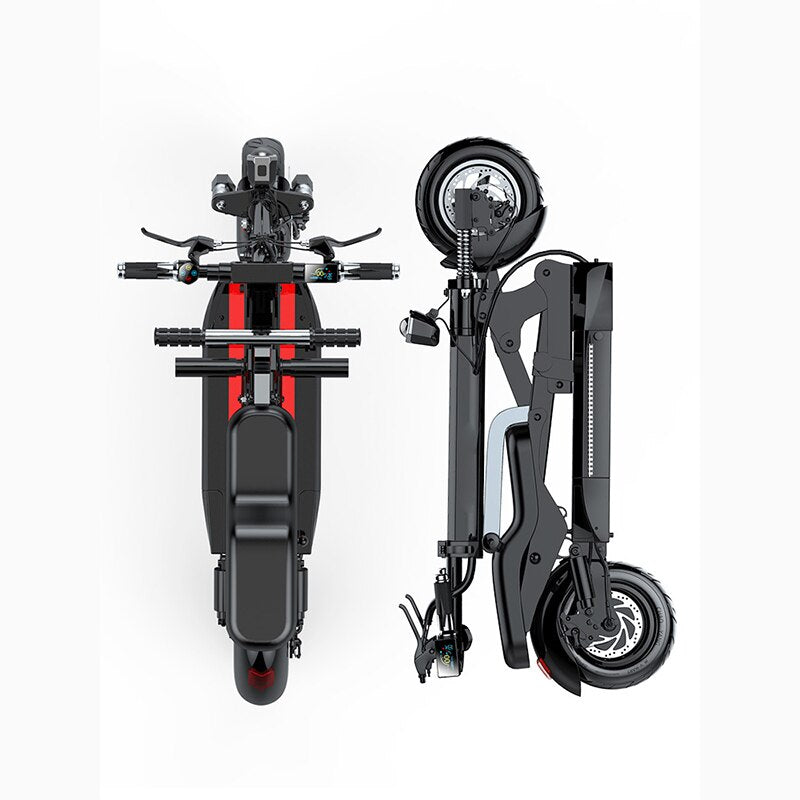2022 Folding Parent-Child Electric Scooter for Work Scooter Lithium Battery Large Capacity Long Endurance Electric Scooter