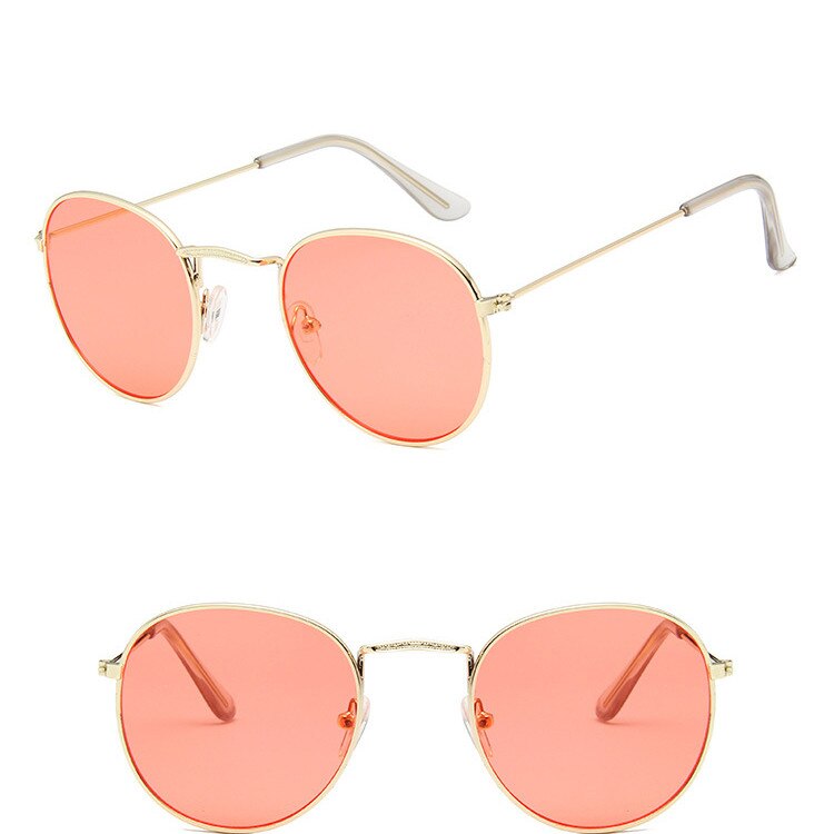 Retro Classic Semi-Rimless Polarized UV400  Sunglasses