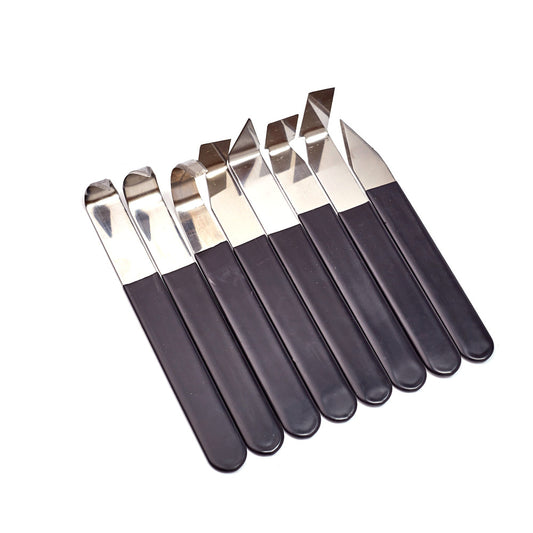 Professional  Pottery Clay Sculpture Carving Tools Set With 8 Styles