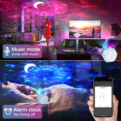 6 Colors LED Light Starry Sky Projector