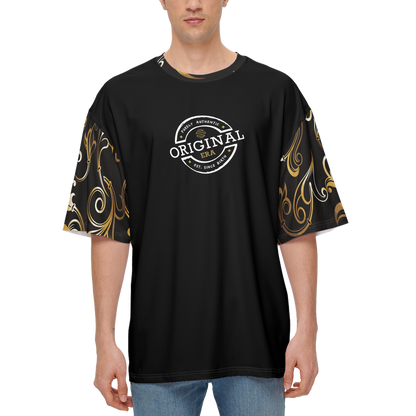 Original Era Accent Gold Men’s Oversized Short-Sleeve T-Shirt