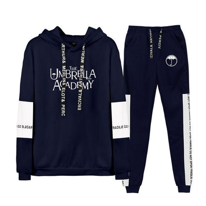 The Umbrella Academy Two Piece Set Women Hoodies+Long Pants Pullover Unisex Harajuku Suit Men Hooded Sweatshirt Tracksuit