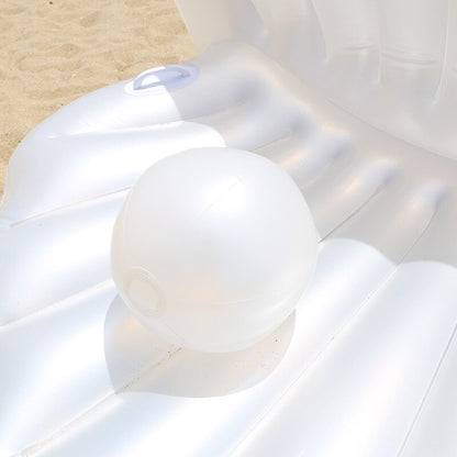 170cm Giant Inflatable Shell Pool Float New Design 2019 Summer Water Air Bed Lounger Clamshell With Pearl Seashell Scallop Board
