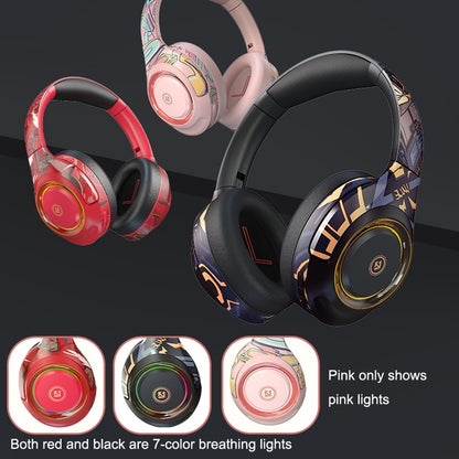Kids Ambient Light Folding Wireless Gaming Headset