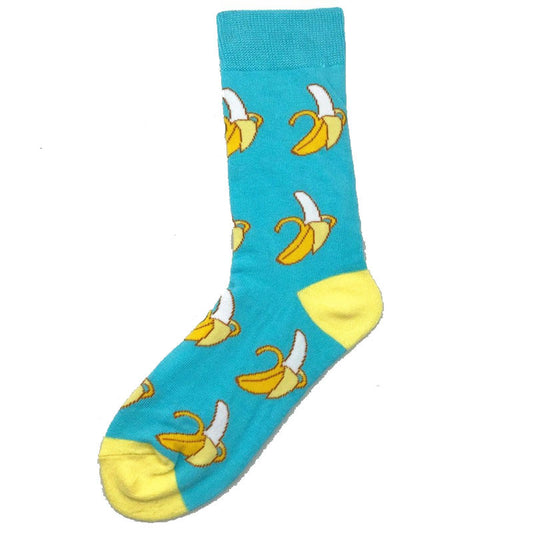 Colorful Cotton Men Socks Funny Pineapple Broccoli Pepper Beer Chili Skate Harajuku Happy Socks for Christmas Gift