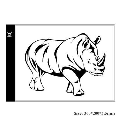 Children's A4 Dimmable Led Drawing/Tracing Board