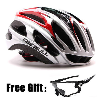 CAIRBULL Bicycle Helmet Road MTB Bike Ultralight Riding Helmet One-Piece Design Mountain Bike Riding Helmet