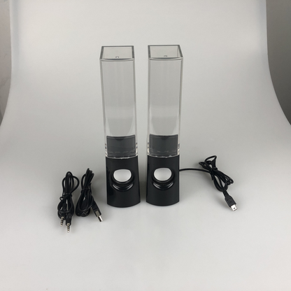 Portable LED Light Speakers for PC Laptop, Phone