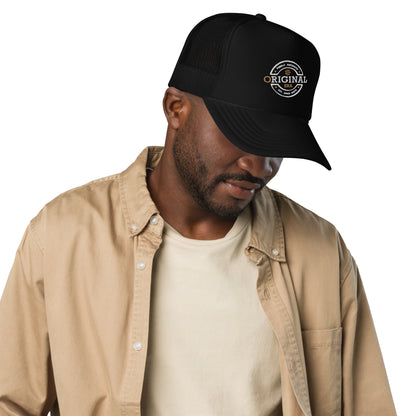 Accent Gold Foam Trucker Hat