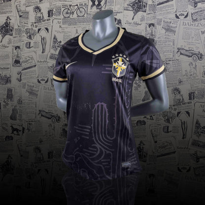 Camisa Brasil Feminina 22/23 Edição Especial Preta